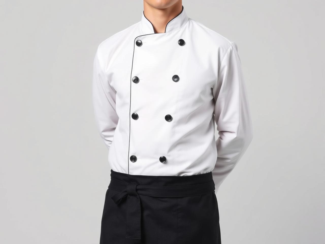 Detalhe de uniforme Cozinha