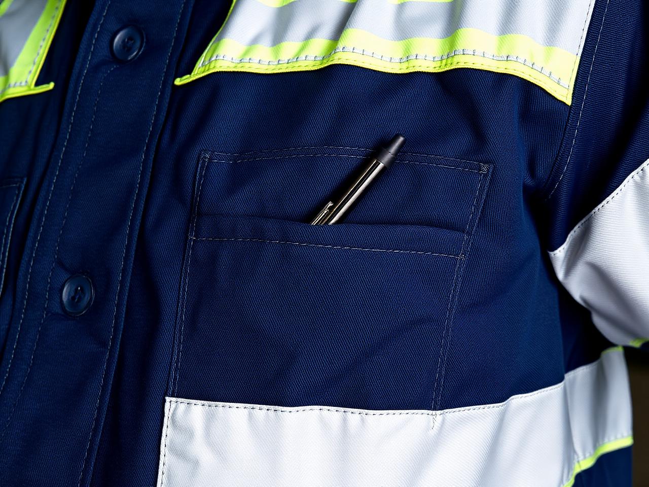 Detalhe de uniforme Fábricas